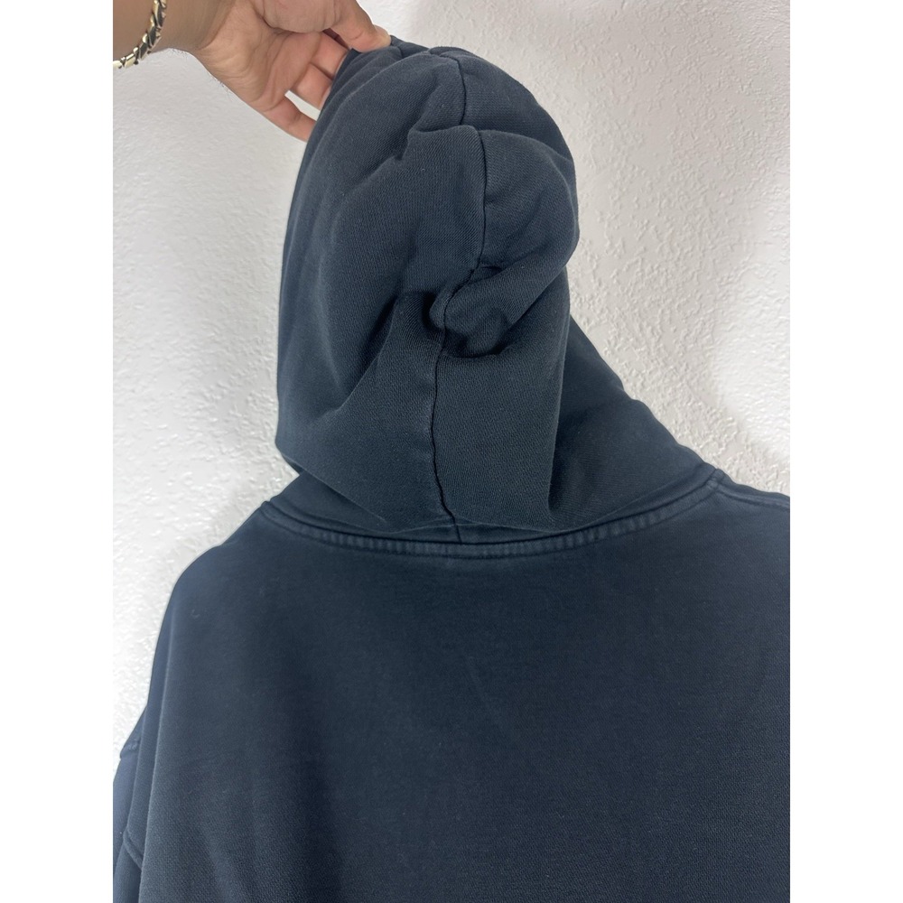 Nike Sportswear Essentials Women's Oversized Fleece Hoodie Black Size S - Picture 7 of 9